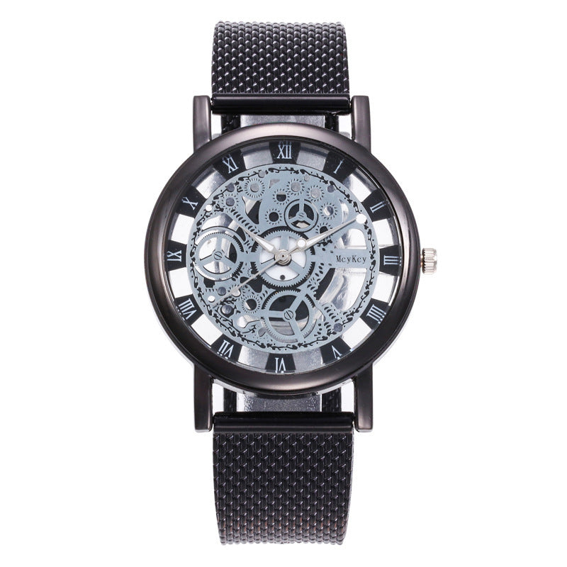 Men's Elegance Mechanical Watch with Steel Bracelet