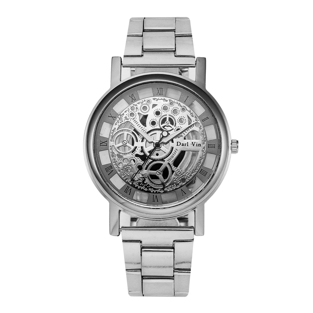 Men's Elegance Mechanical Watch with Steel Bracelet