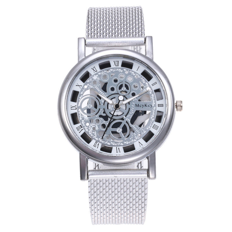 Men's Elegance Mechanical Watch with Steel Bracelet